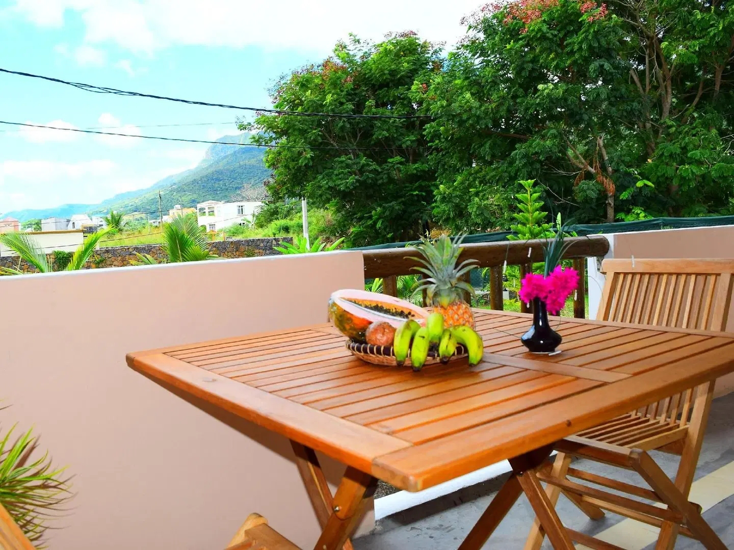 Mountain View Apartment Terrasse