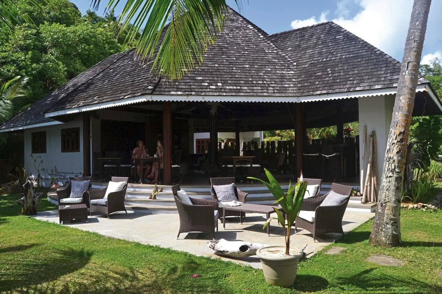 La Belle Tortue Lodge & Restaurant Terrasse