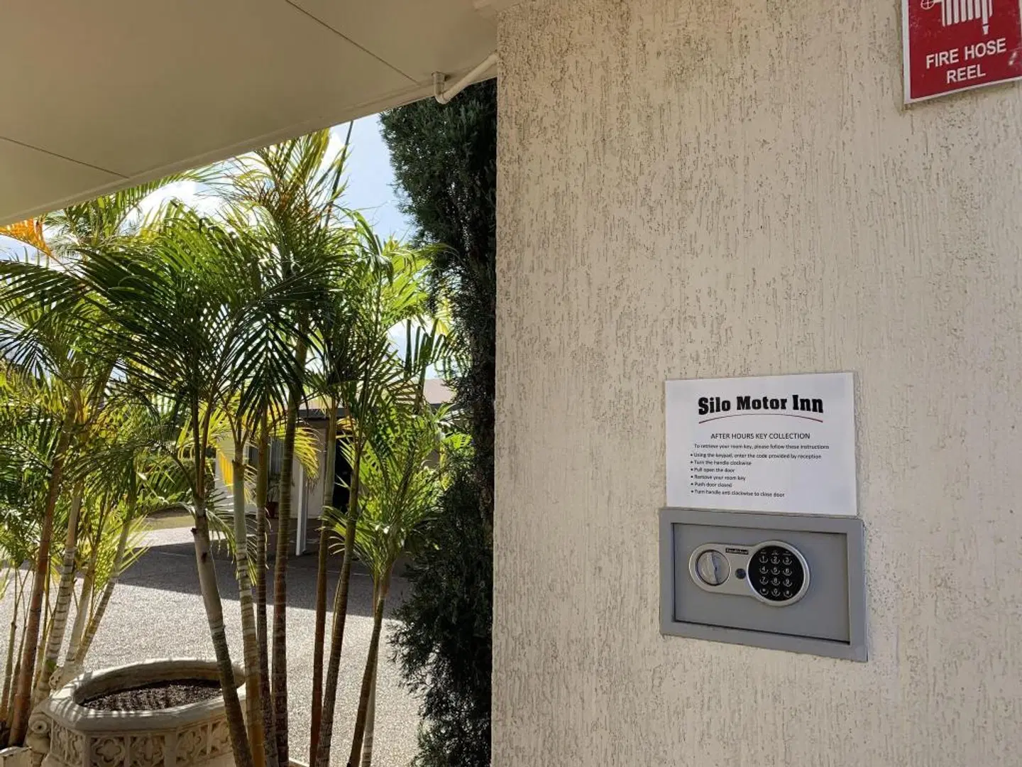 Silo Motor Inn Badezimmer