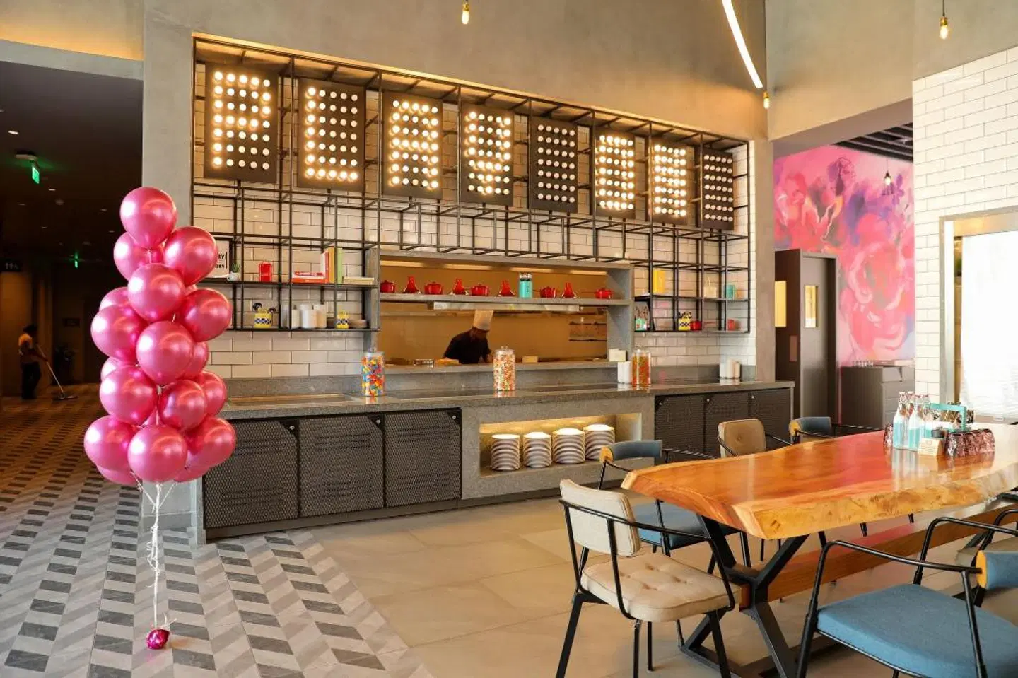 Moxy Bengaluru Airport Prestige Tech Cloud LOUNGE_LOBBY