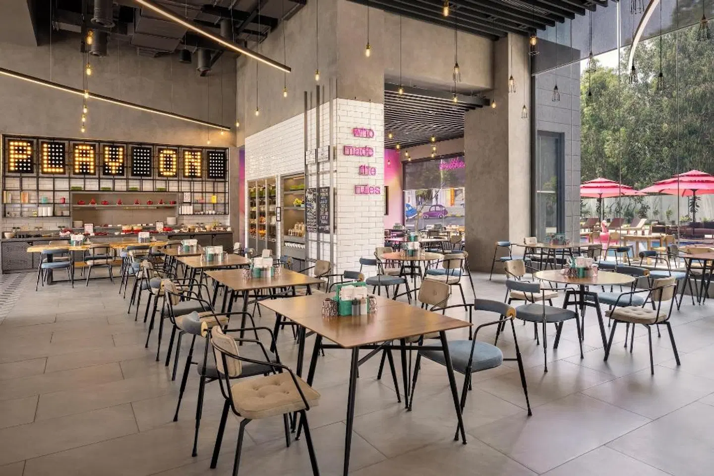 Moxy Bengaluru Airport Prestige Tech Cloud Restaurant
