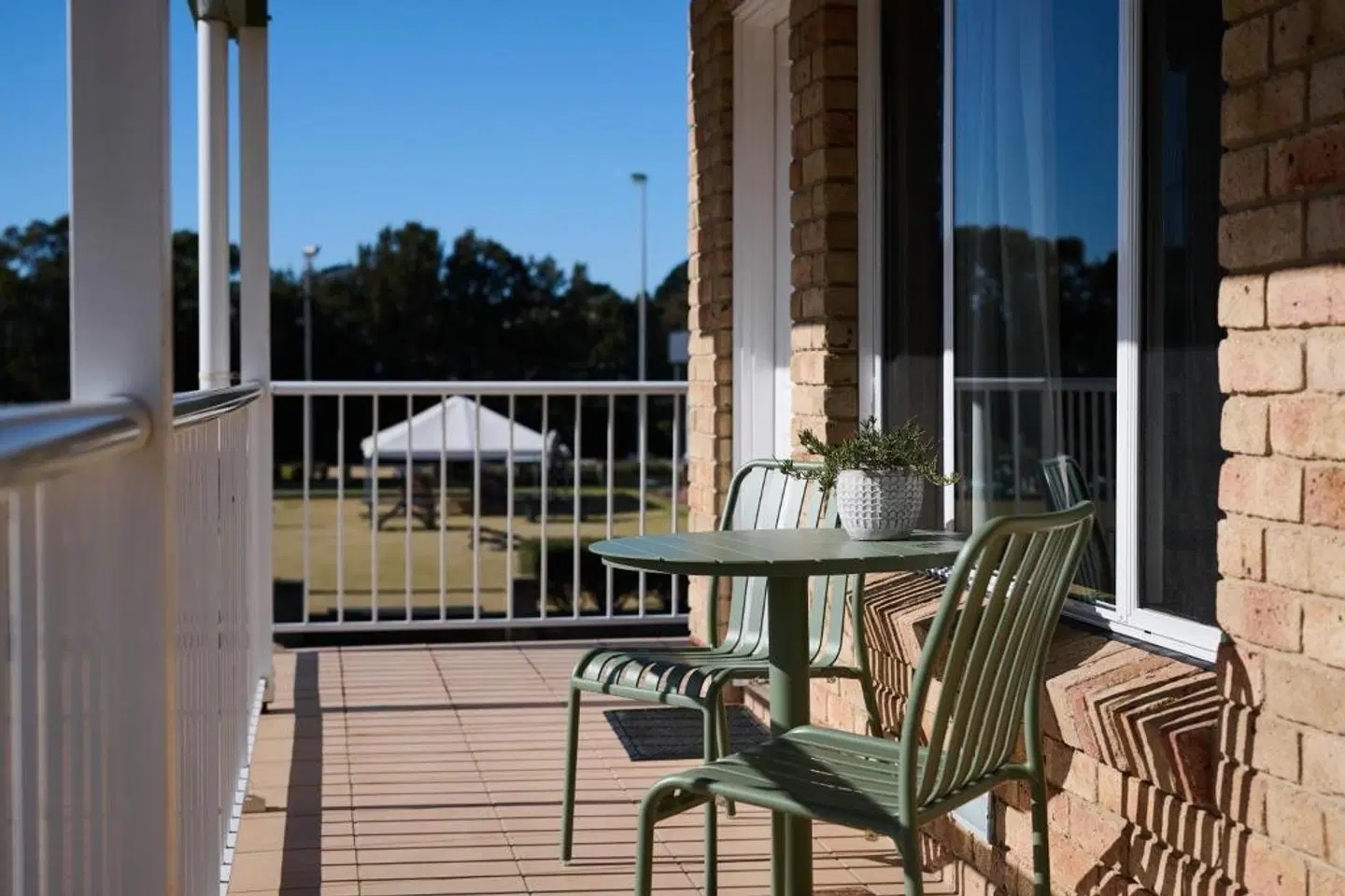 Harbourview Motel Terrasse