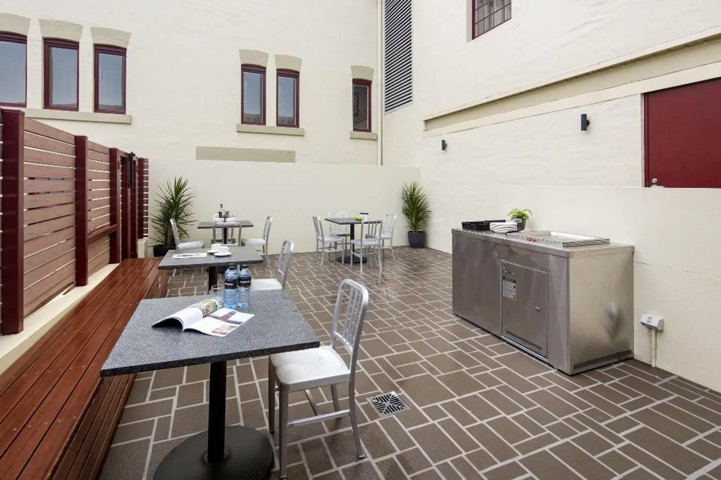 Quest Newcastle West Terrasse