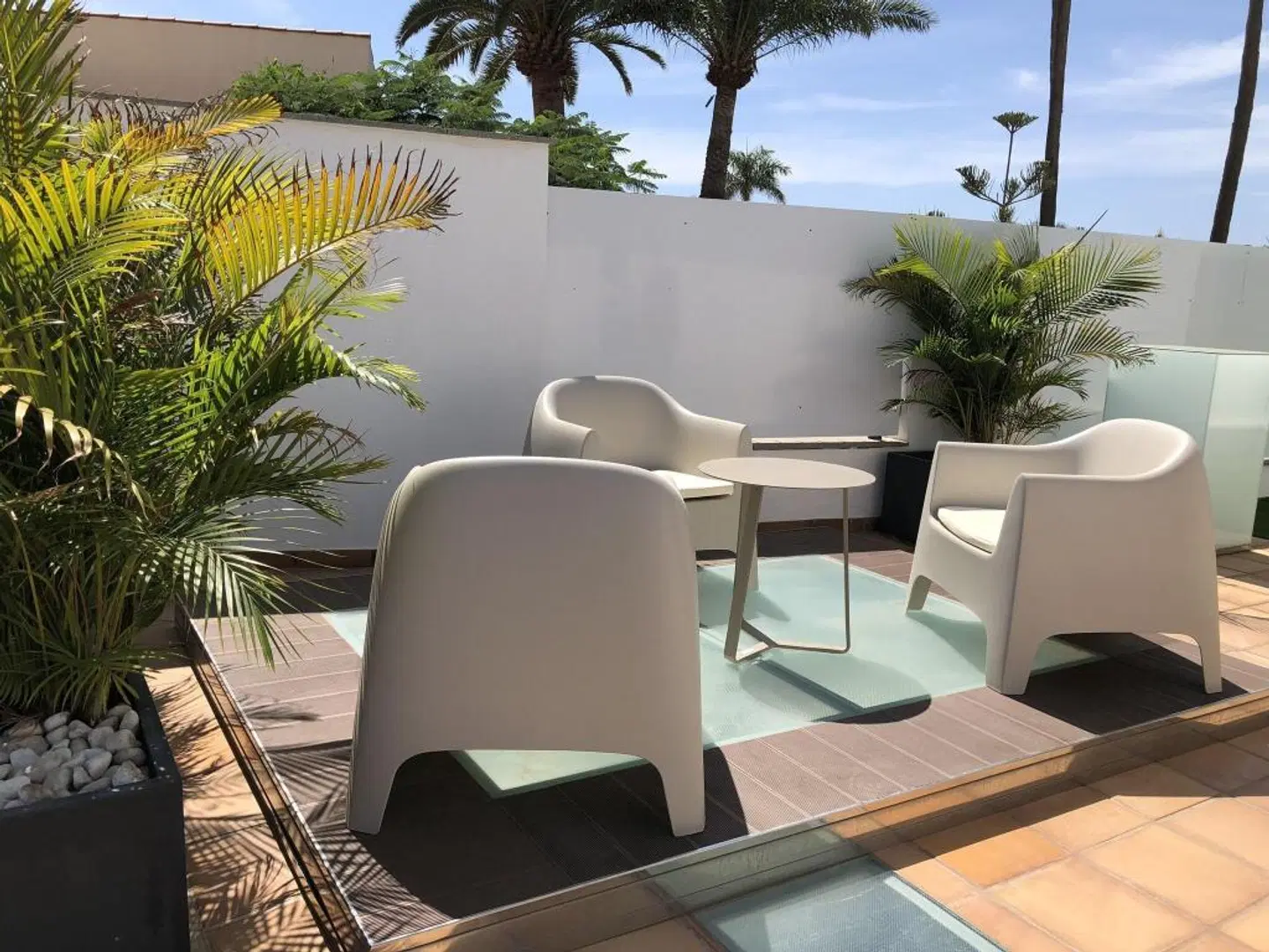 Los Leones Bungalows Terrasse