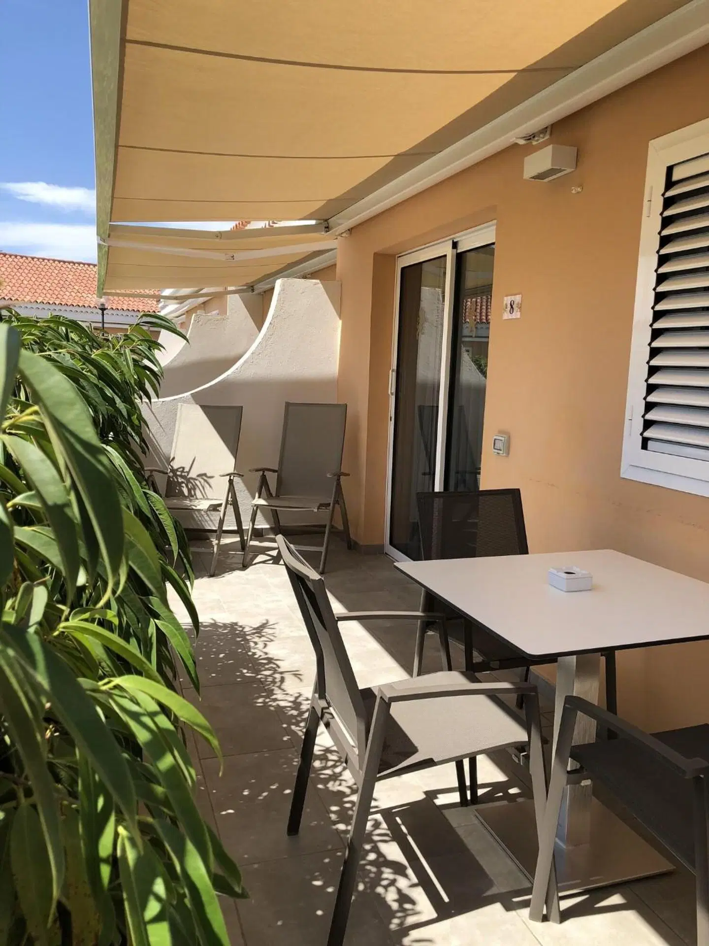 Los Leones Bungalows Terrasse