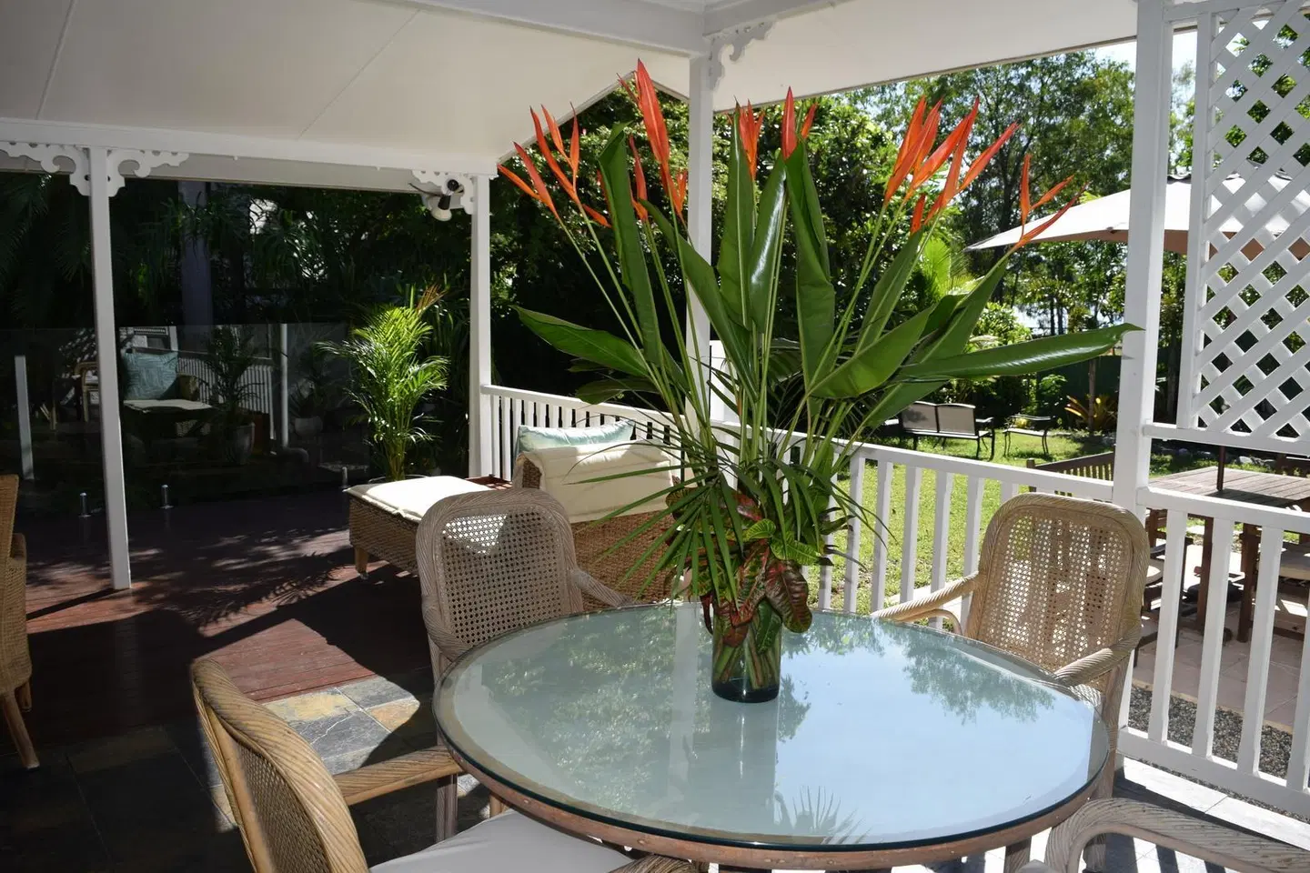 South Pacific Bed & Breakfast Terrasse