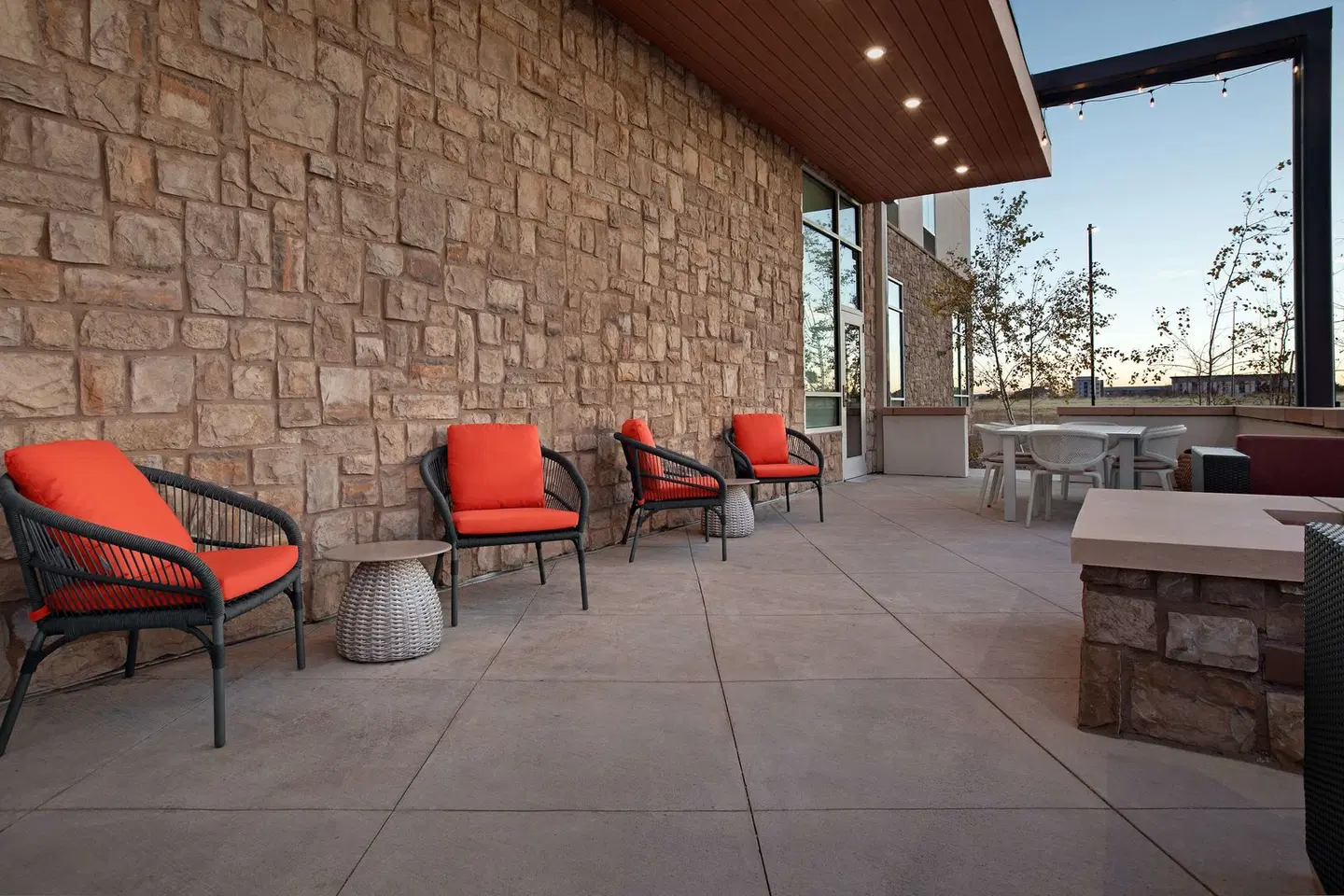 Hilton Garden Inn Denver Airport Tower Road Terrasse