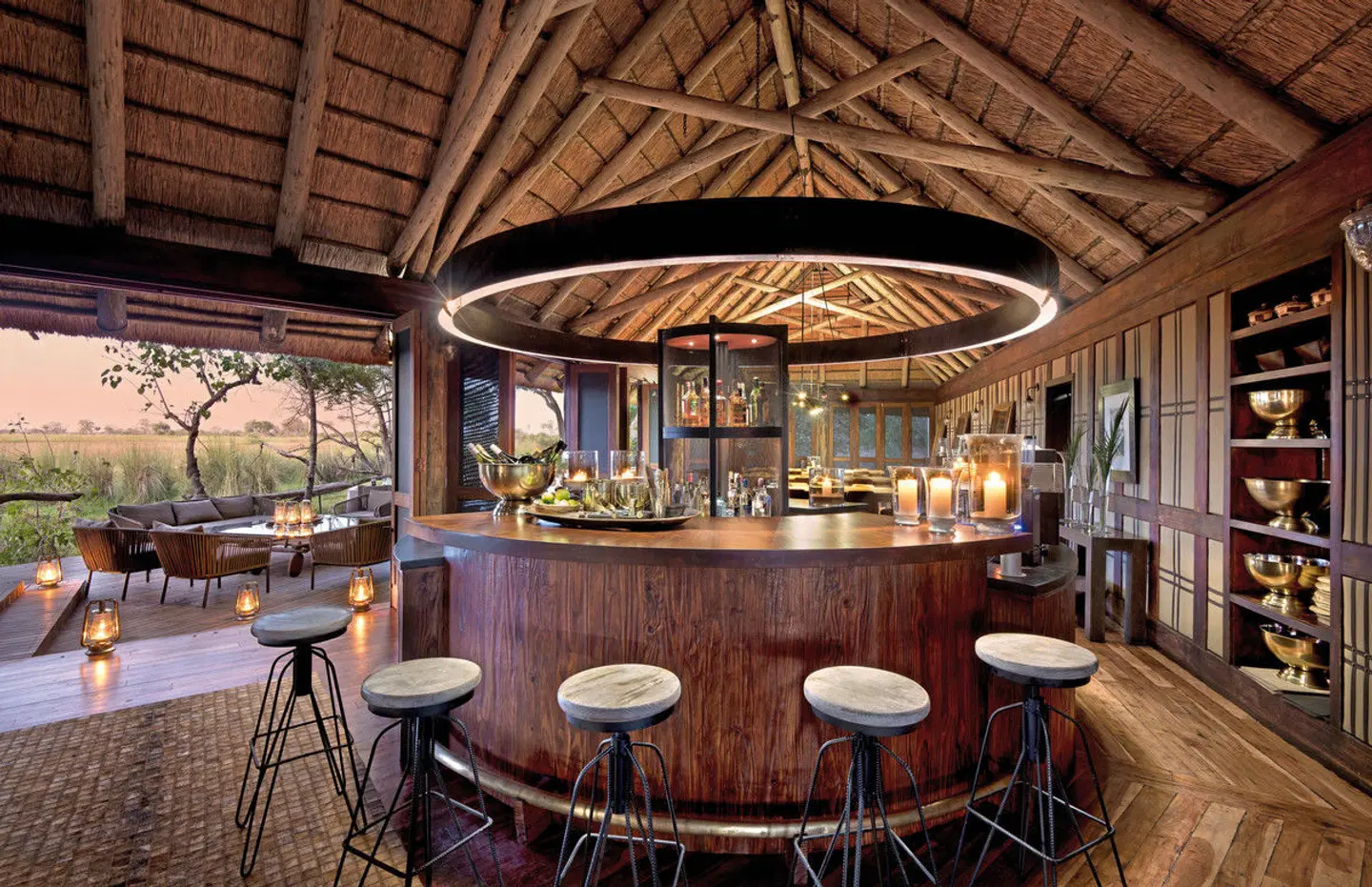 andBeyond Nxabega Okavango Tented Camp Bar