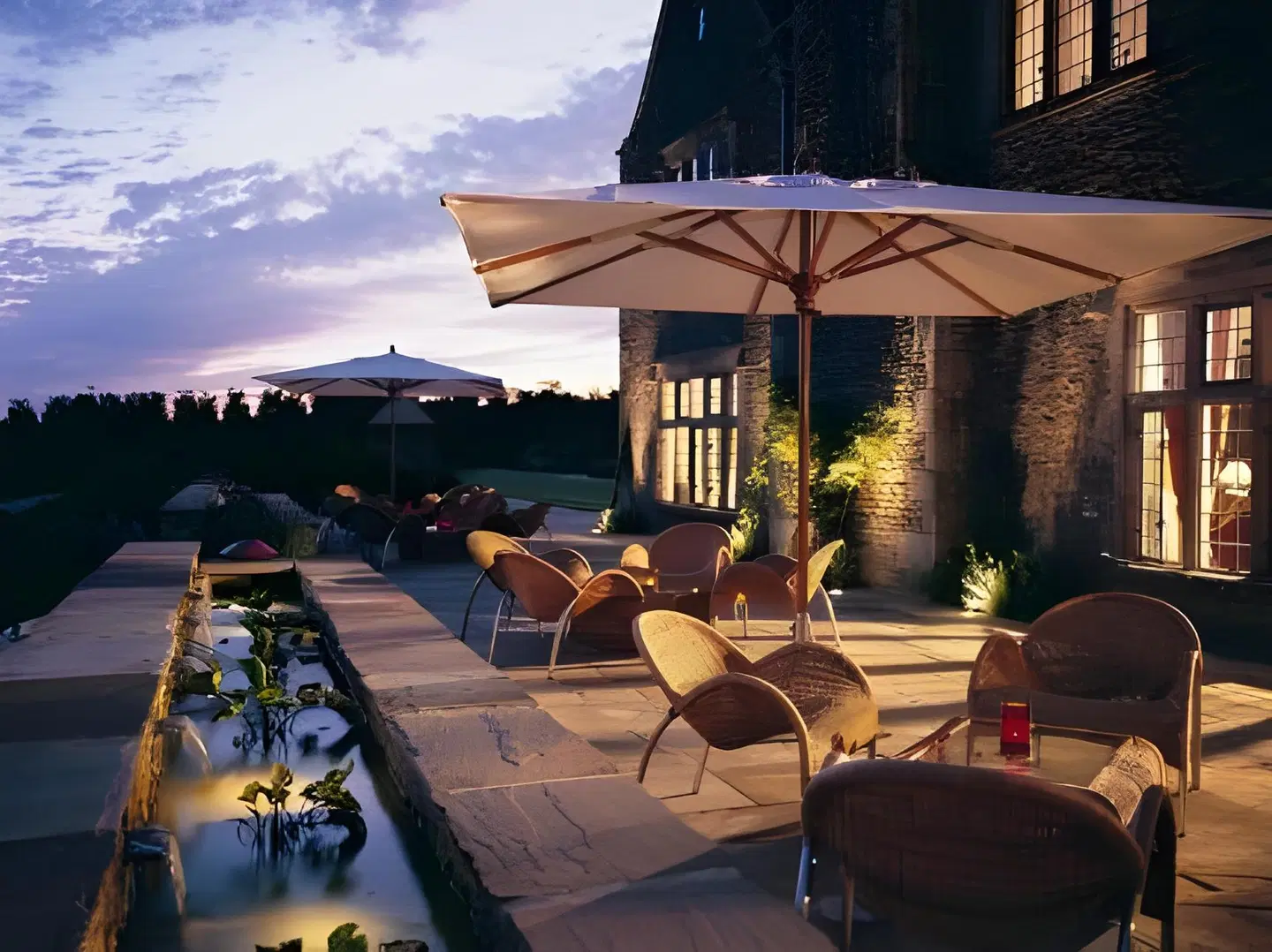 Whatley Manor Terrasse