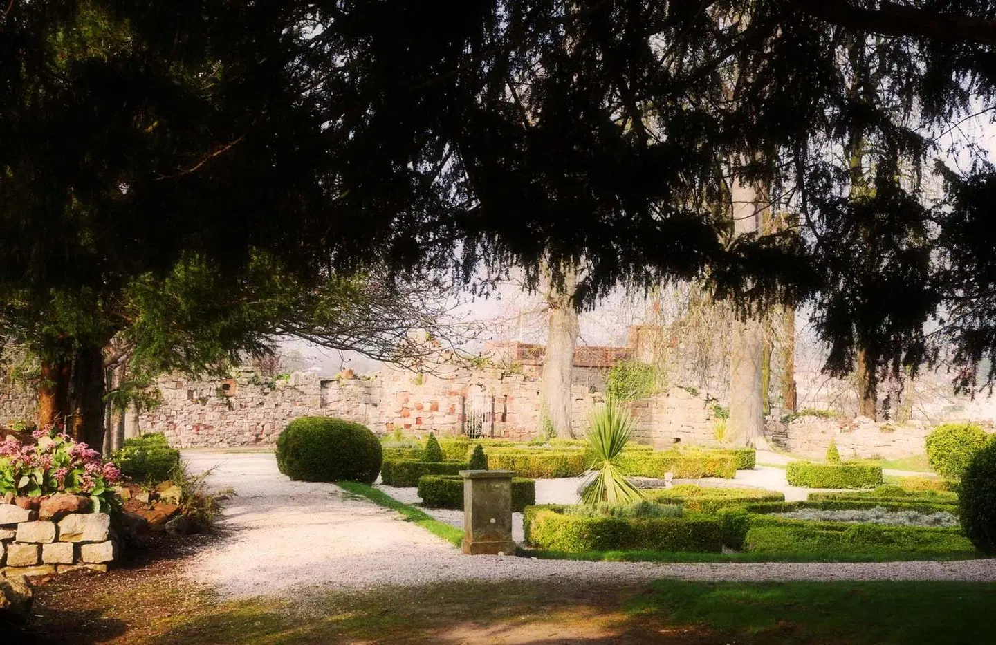Ruthin Castle Classic Garten