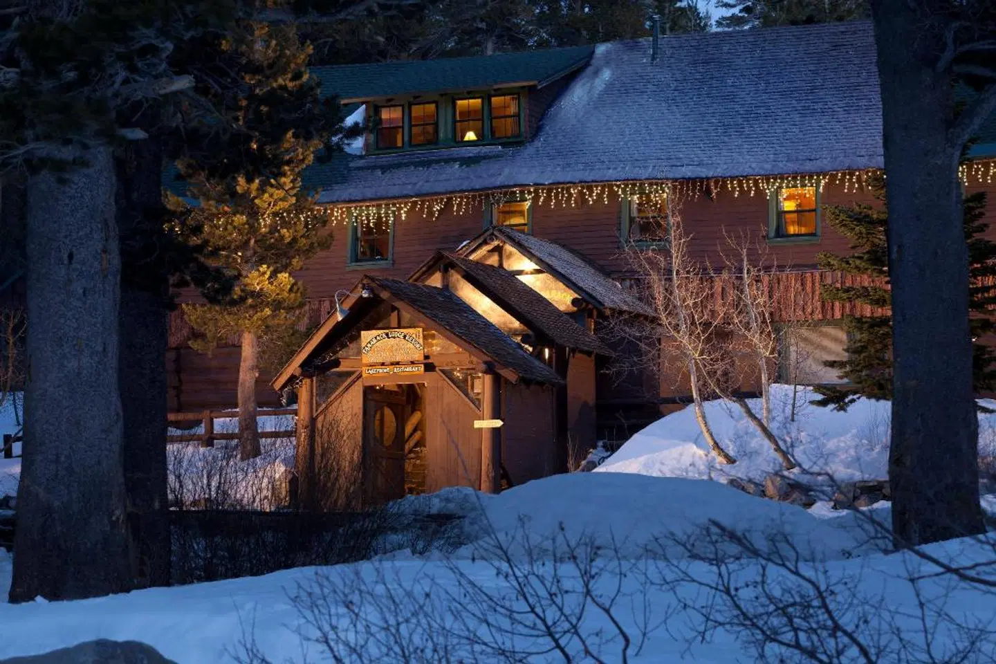 Tamarack Lodge Terrasse