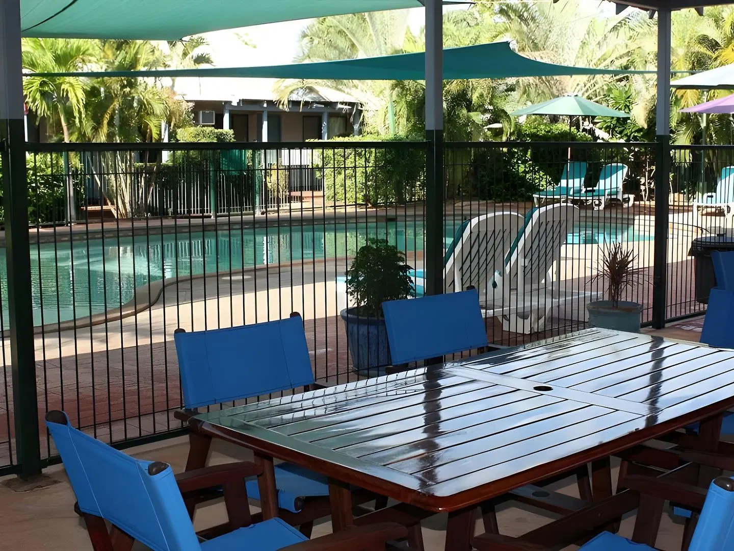 Broome Beach Resort Terrasse
