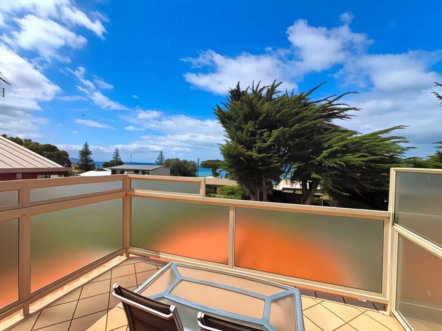 Angela's Beach Stays Terrasse