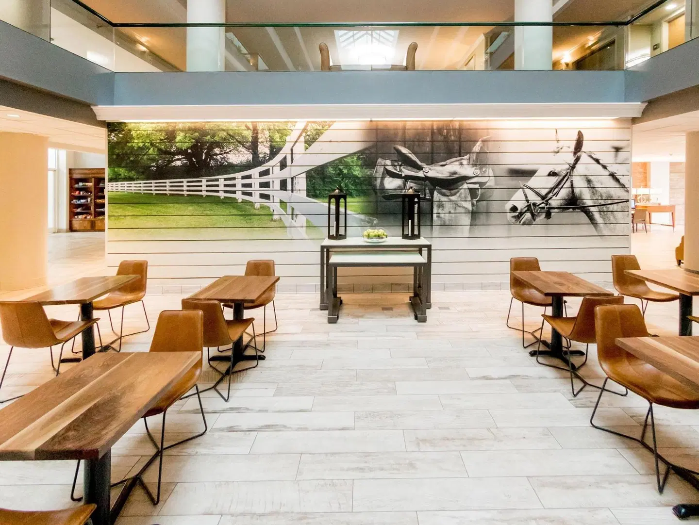 Hilton Lexington Suites Terrasse