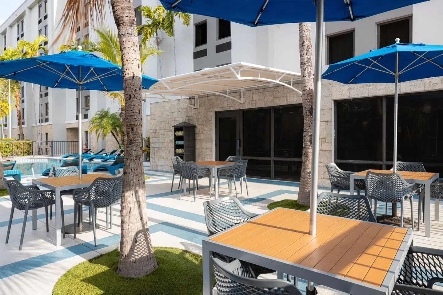 Hampton Inn Miami-Airport West Terrasse