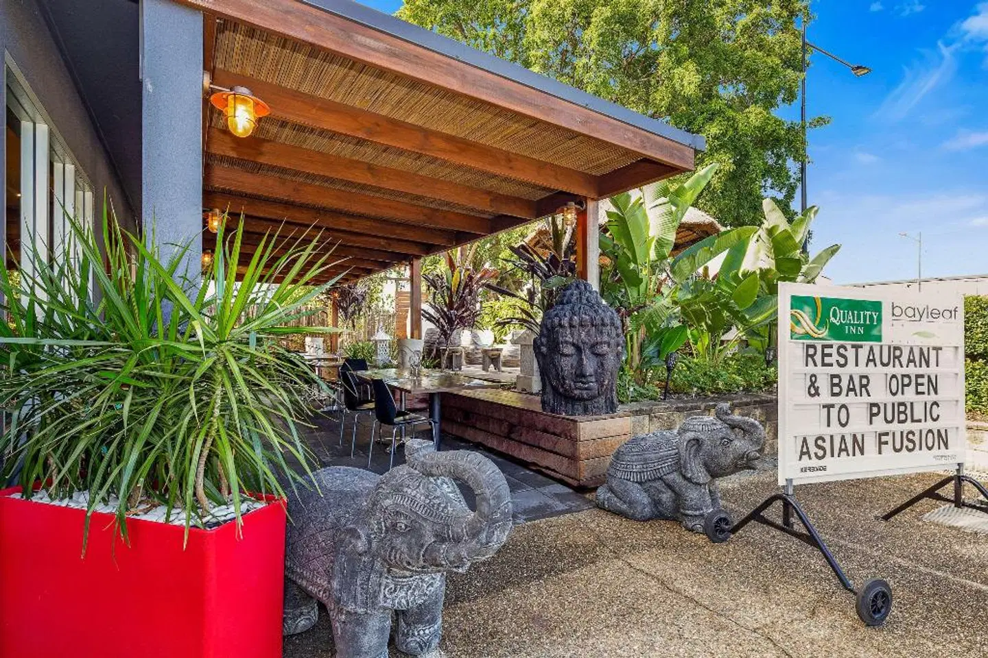 Airport Heritage Motel Terrasse