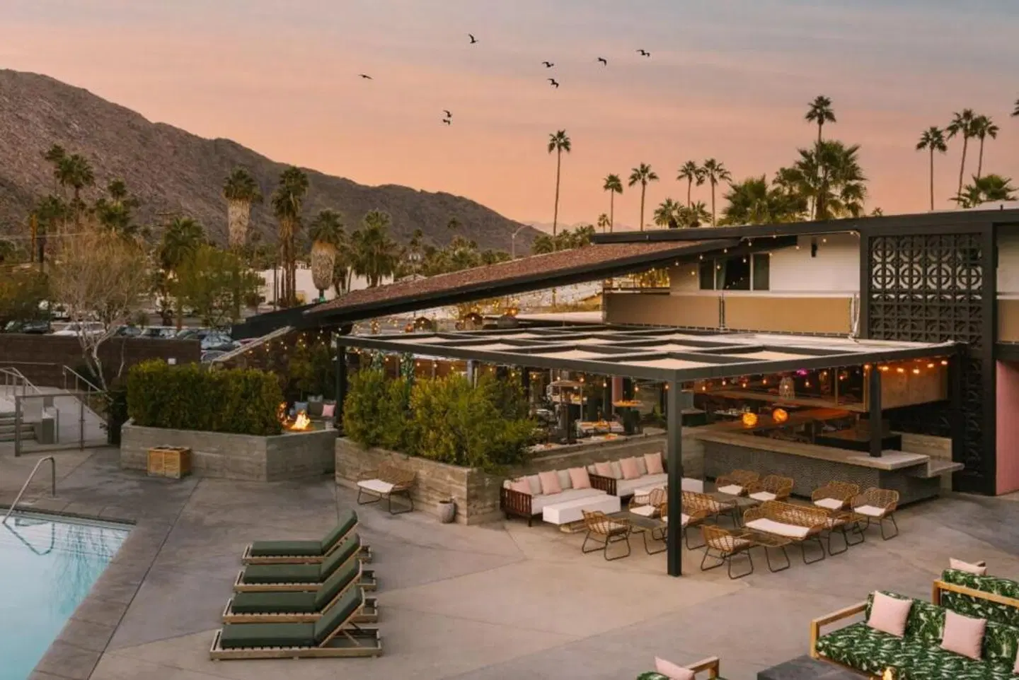 V Palm Springs Terrasse