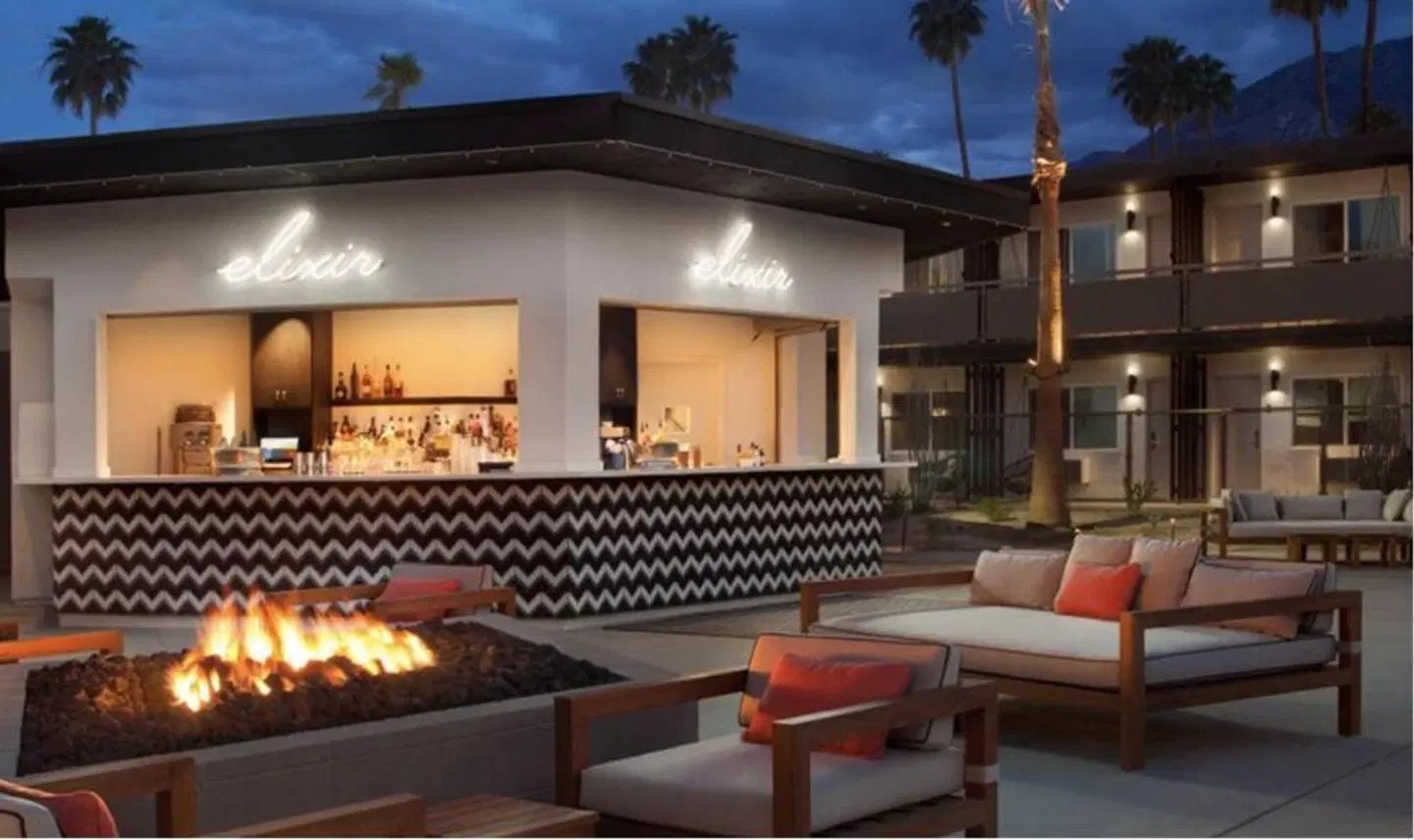 V Palm Springs Terrasse