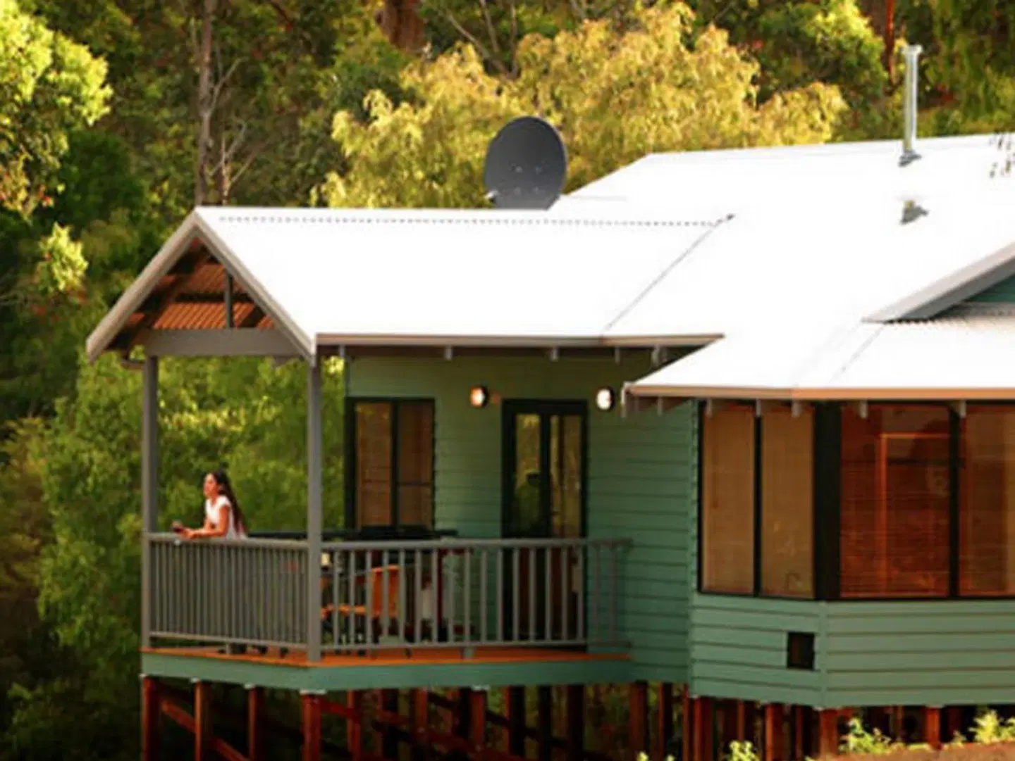 Rainbow Trail Chalets Terrasse