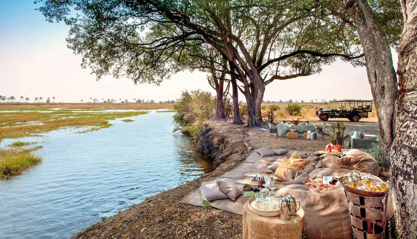 andBeyond Sandibe Okavango Safari Lodge LANDSCAPE