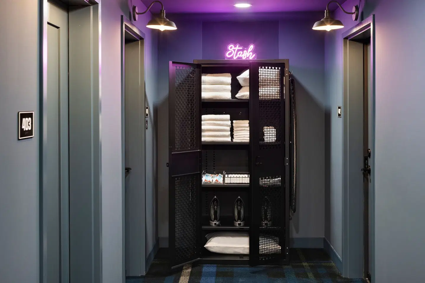 Moxy Omaha Downtown Badezimmer