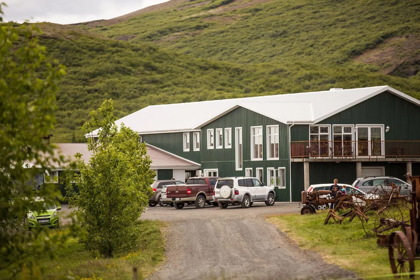 Farmhotel Efstidalur Terrasse