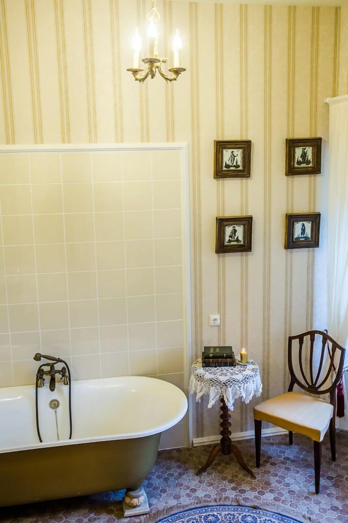 Pakruojis Manor's Palace Boutique Hotel Badezimmer