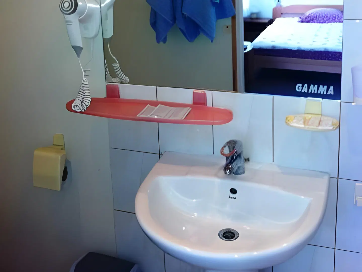 Gamma Hotel Badezimmer