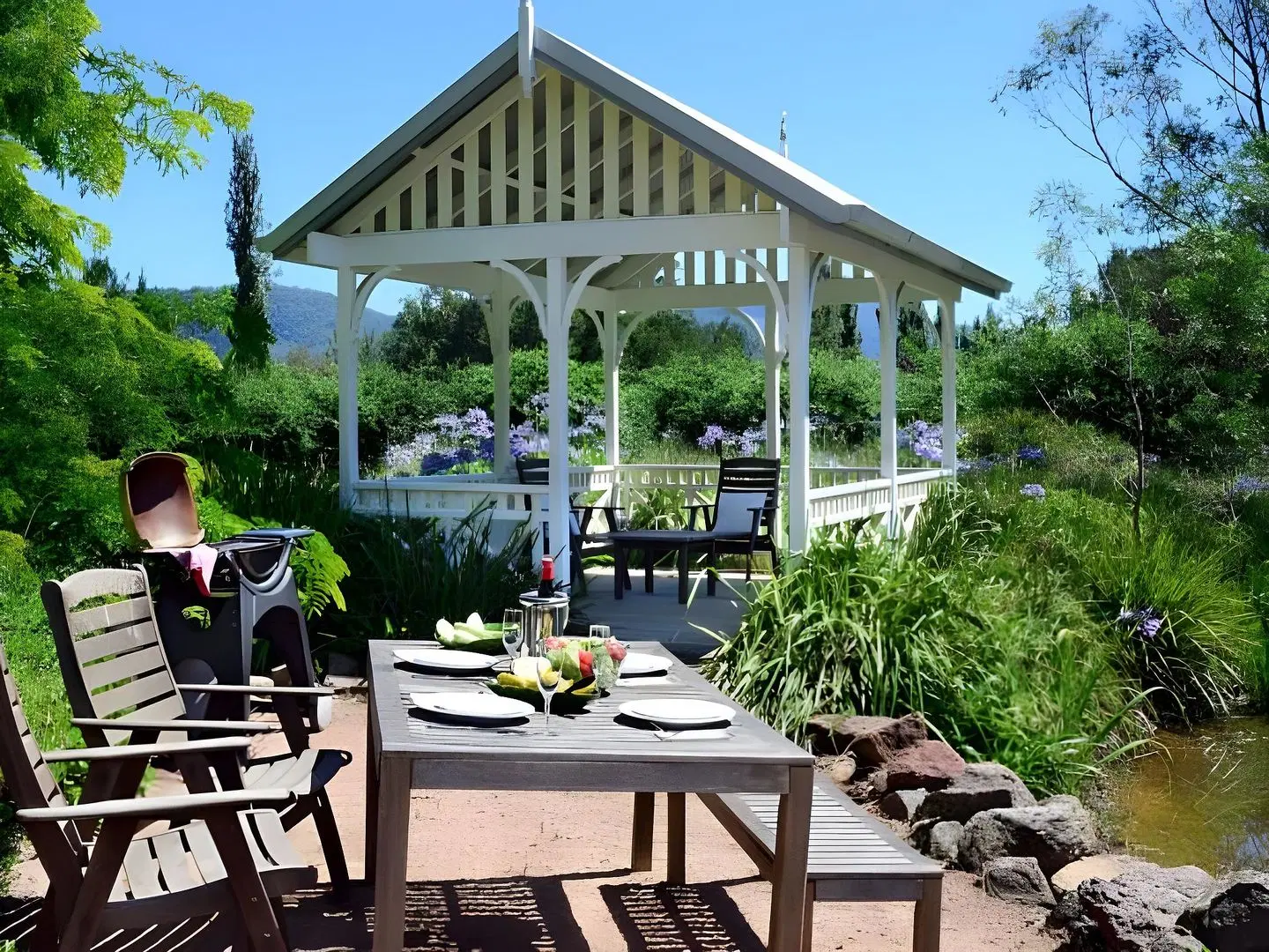 Crystal Creek Meadows Terrasse