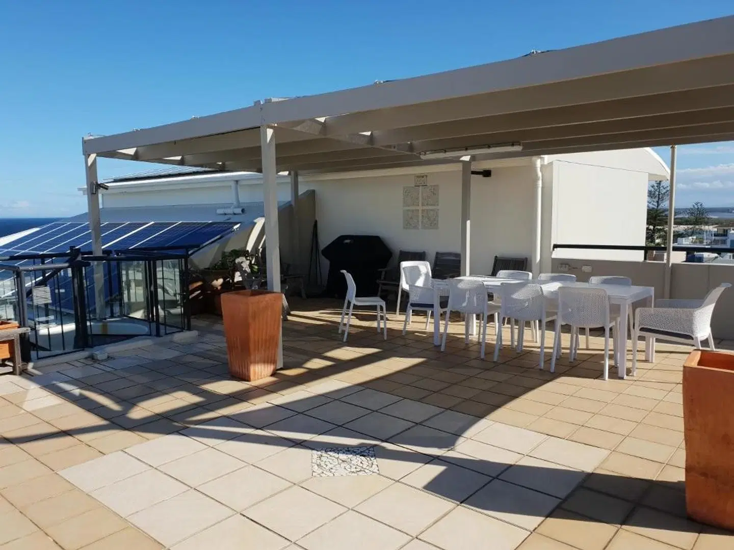 Kings Row Holiday Apartments Terrasse