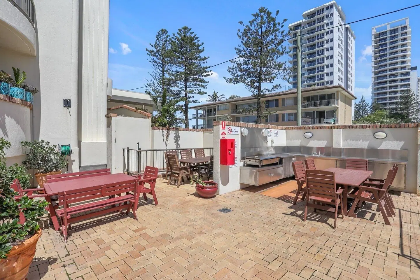 Boulevard North Holiday Apartments Terrasse