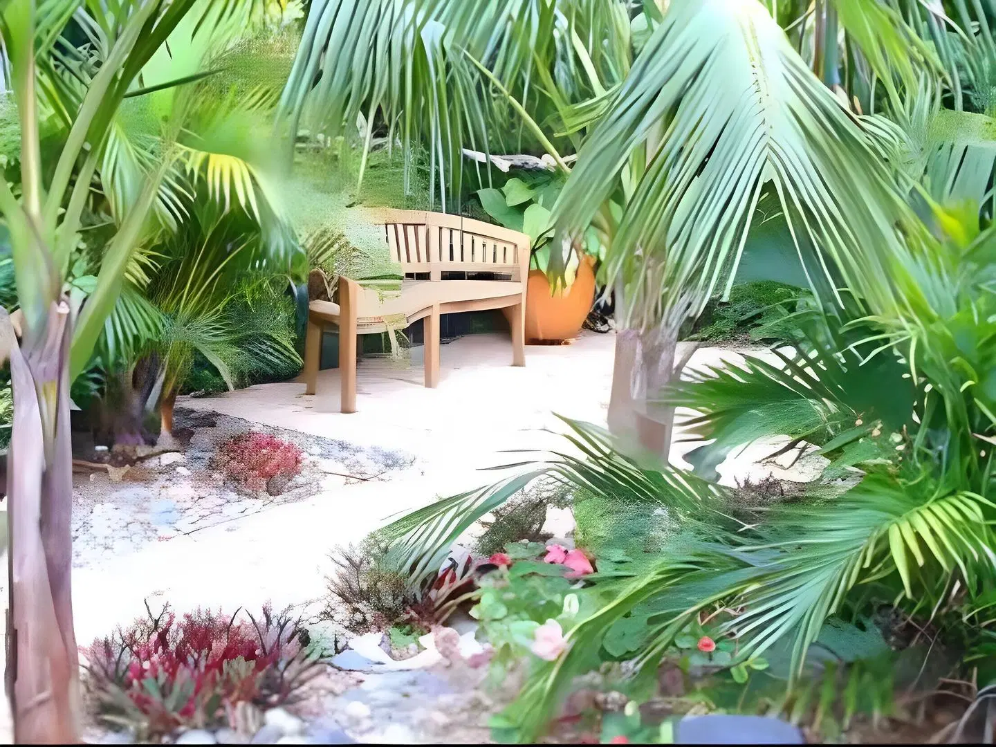 Azura Beach House B&B Terrasse