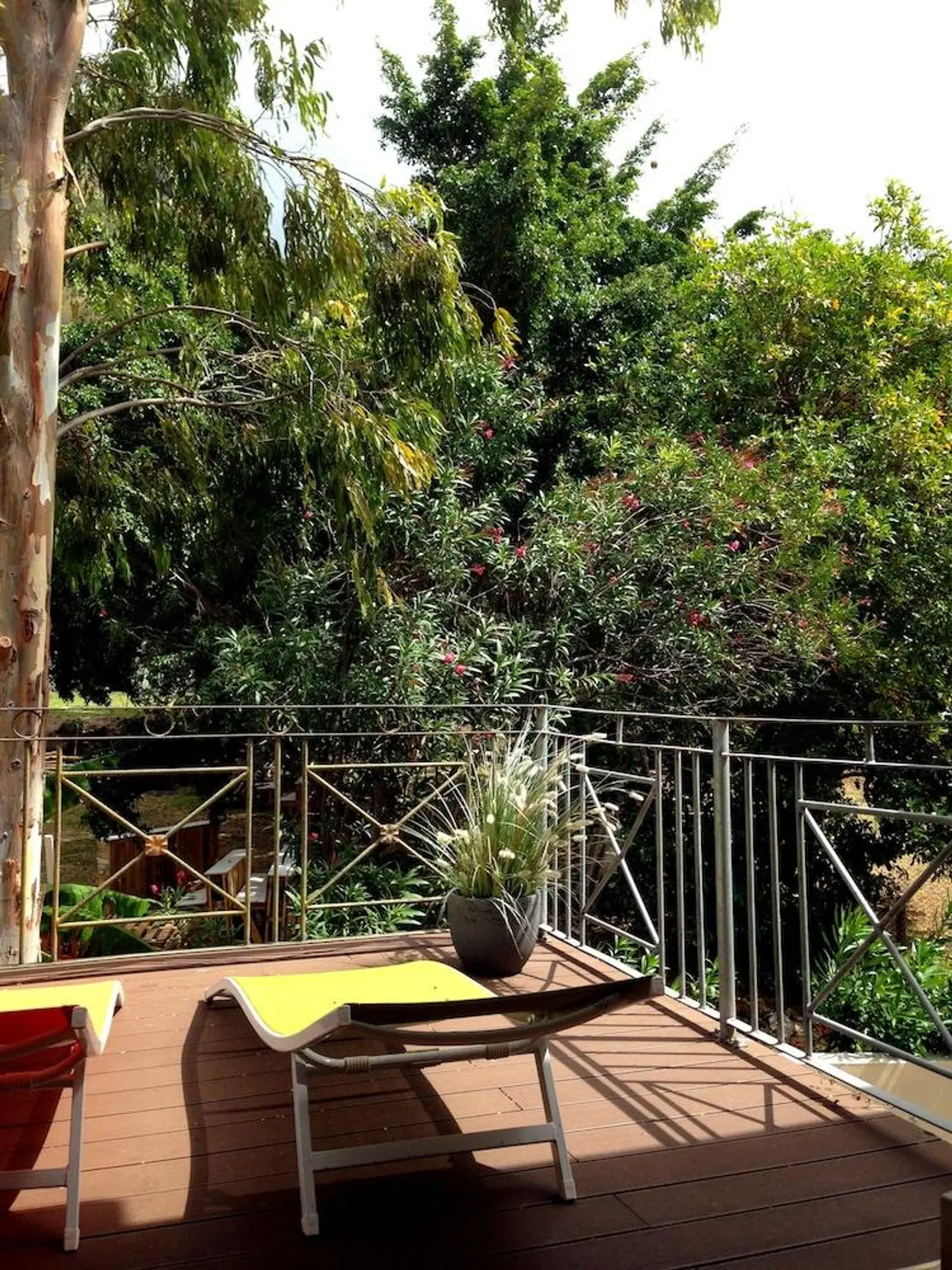 Le Gite du Bonheur Terrasse