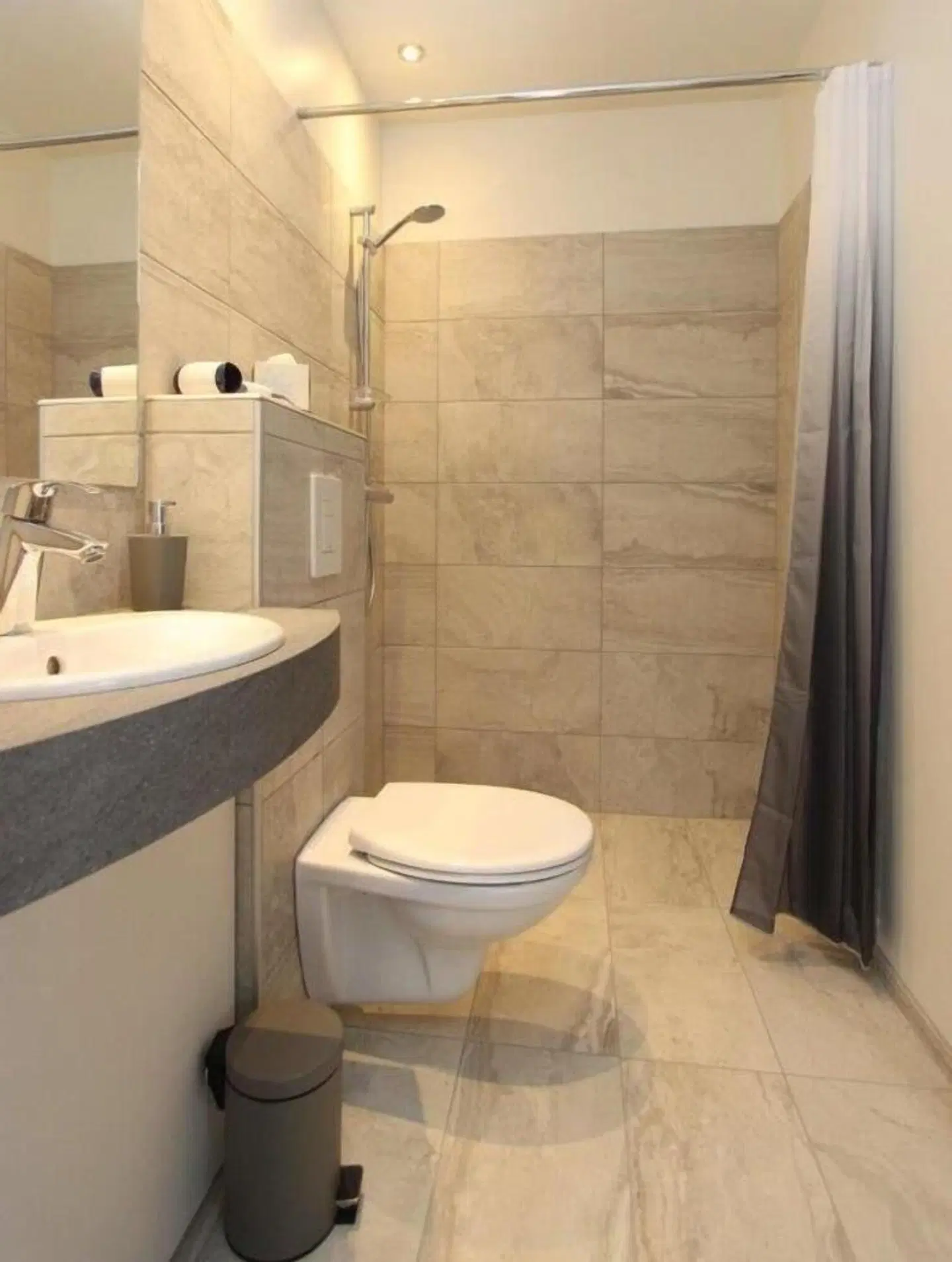 Hafdals Hotel Badezimmer