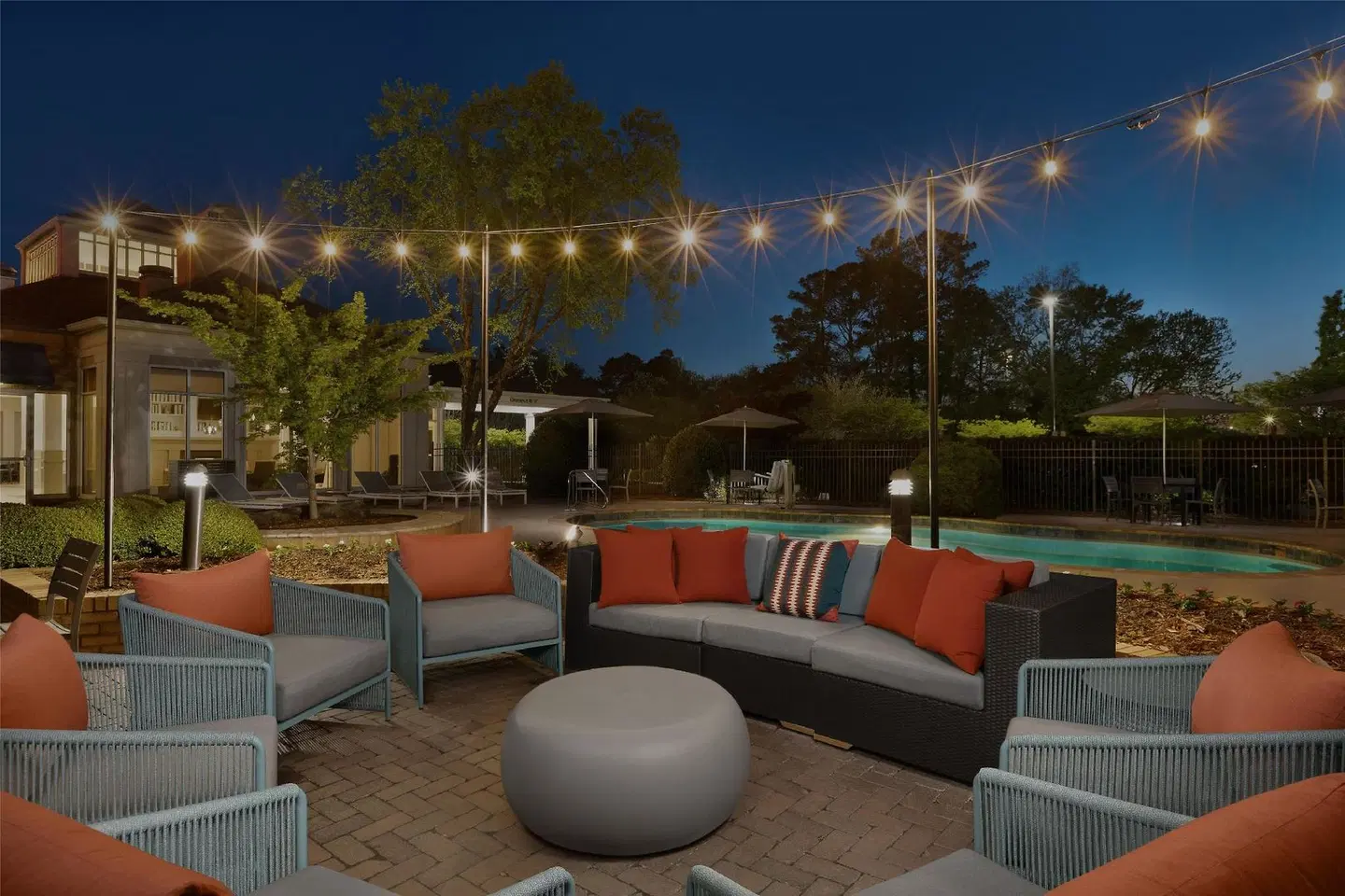 Hilton Garden Inn Huntsville/Space Center Terrasse