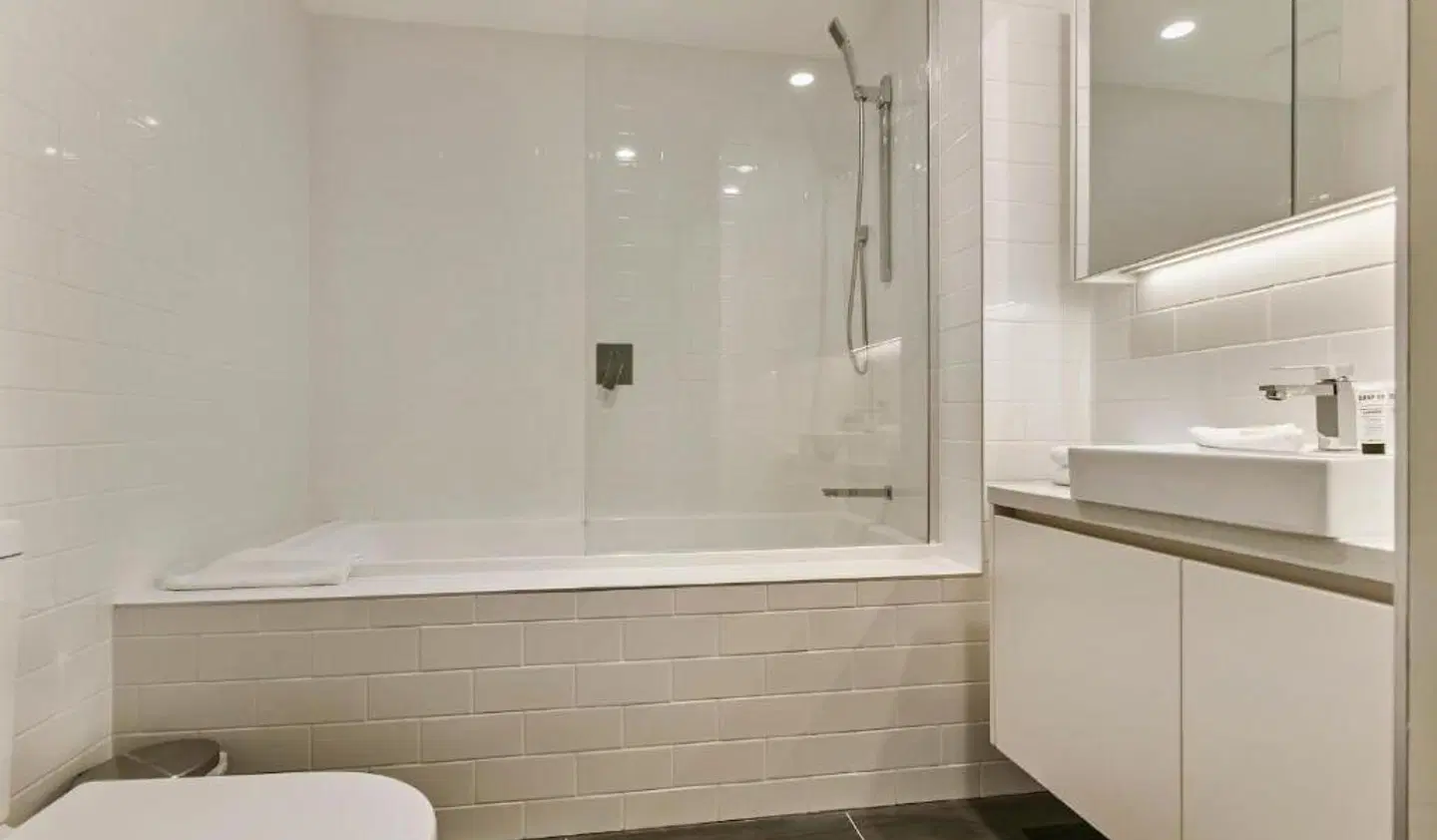 Melbourne City Apartments - Teri Badezimmer