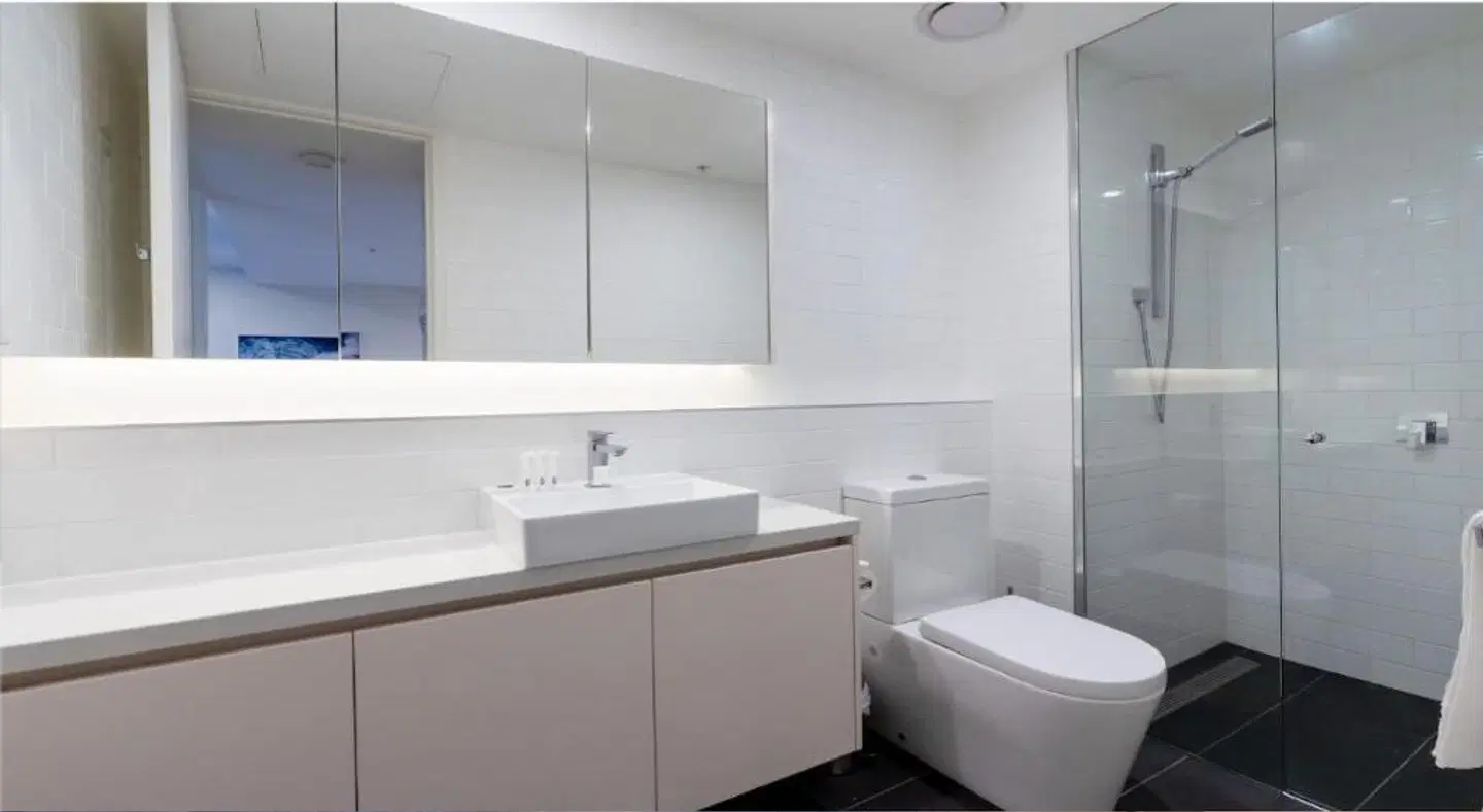 Melbourne City Apartments - Teri Badezimmer