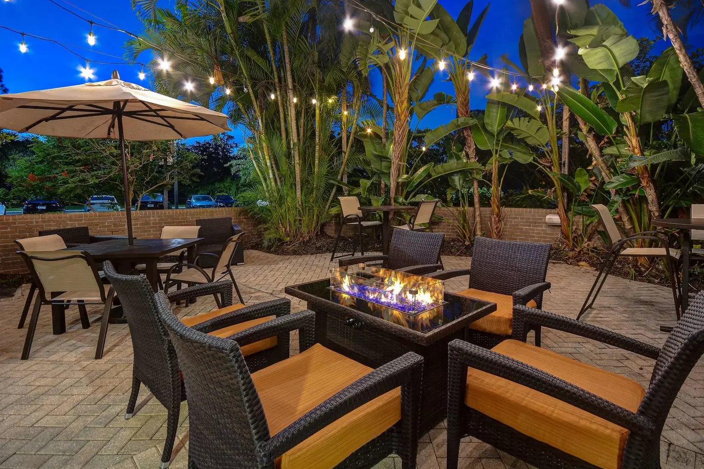 Hilton Garden Inn Fort Myers Terrasse