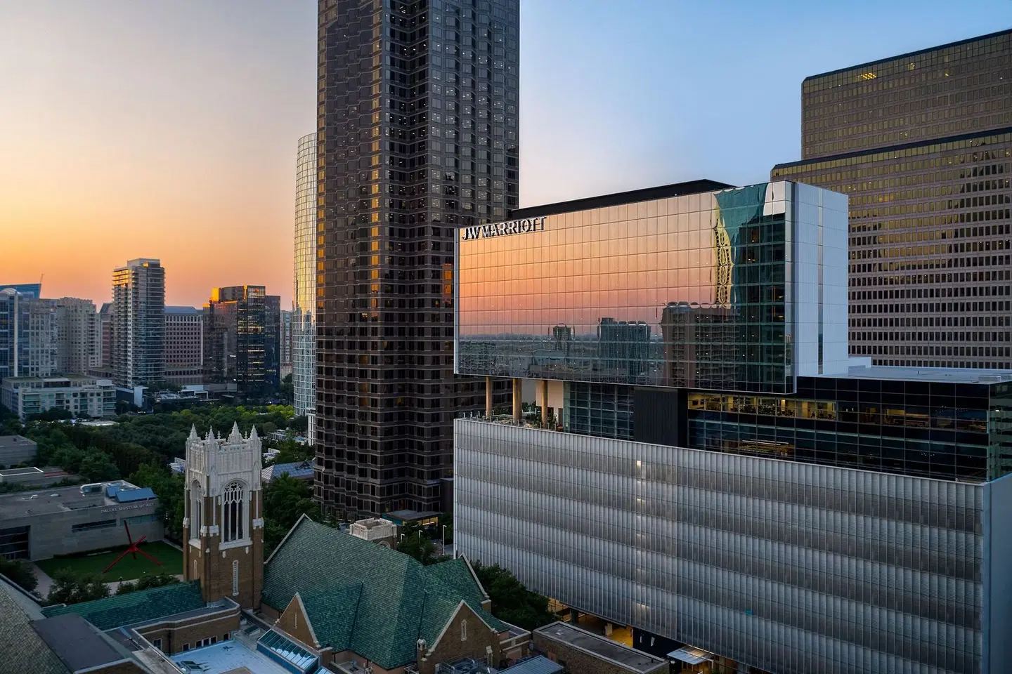 JW Marriott Dallas Arts District Terrasse