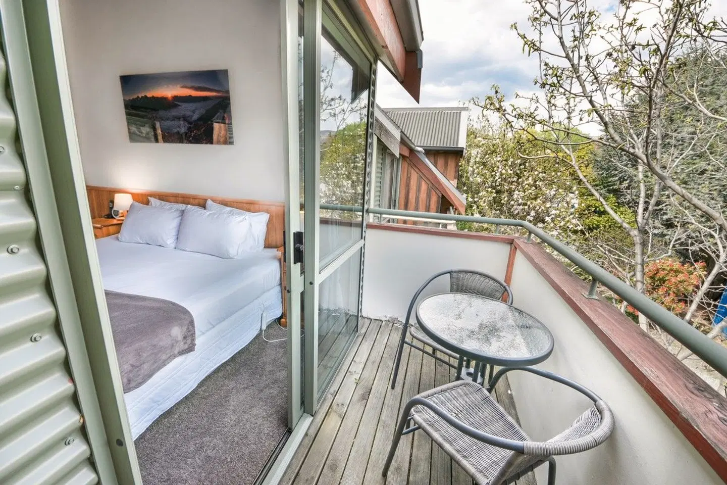 Te Wanaka Lodge Terrasse