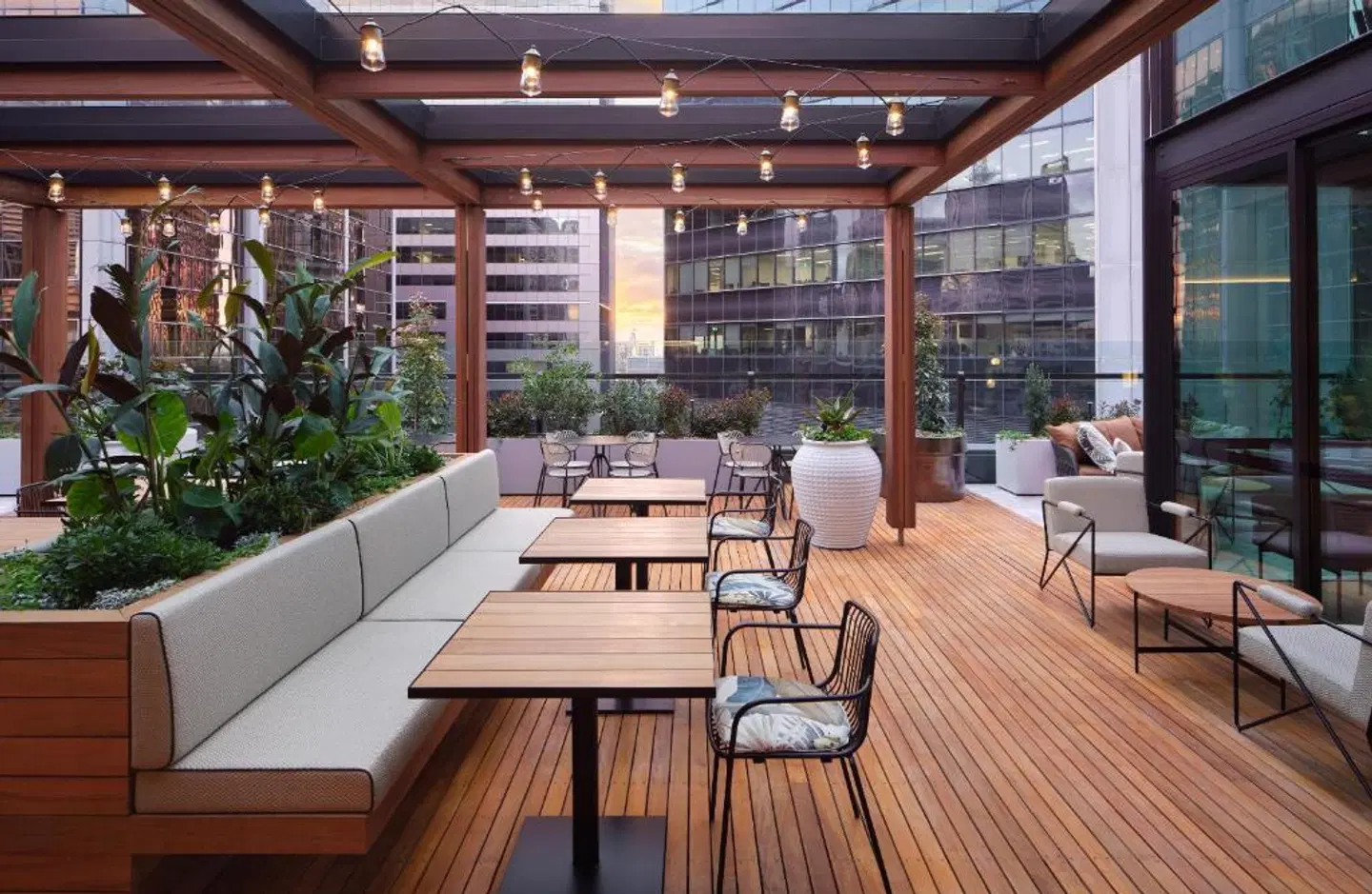 Little National Hotel Sydney Terrasse