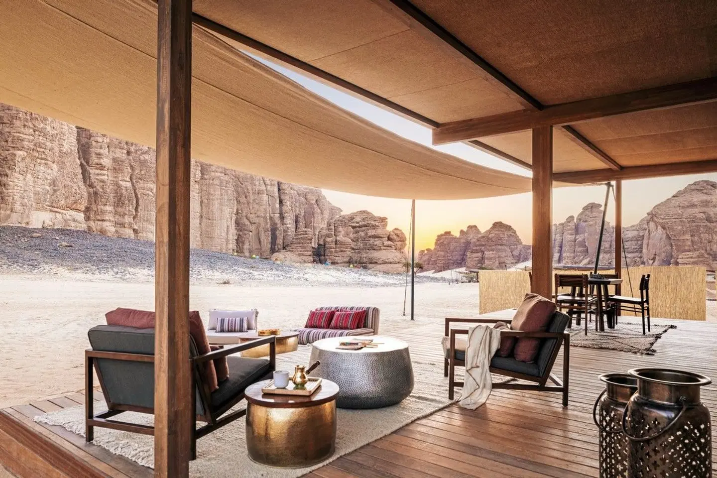 Our Habitas AlUla Terrasse