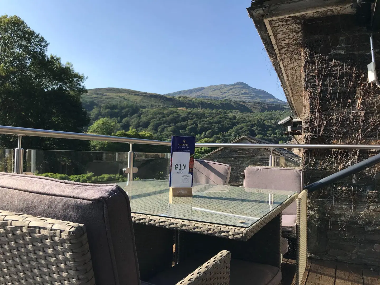 The Grapes Hotel Terrasse