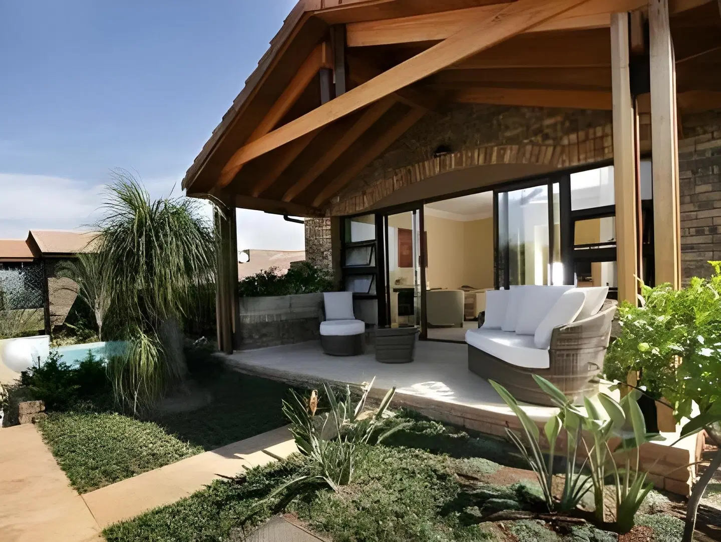 Schneider's Guest House Terrasse