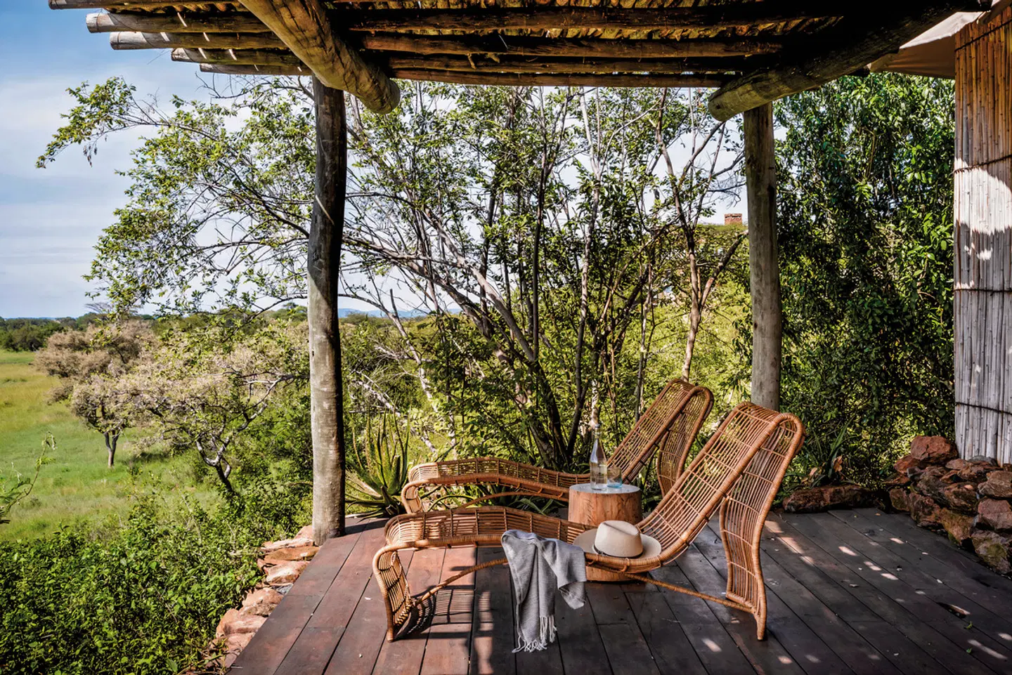 Singita Faru Faru Lodge Terrasse