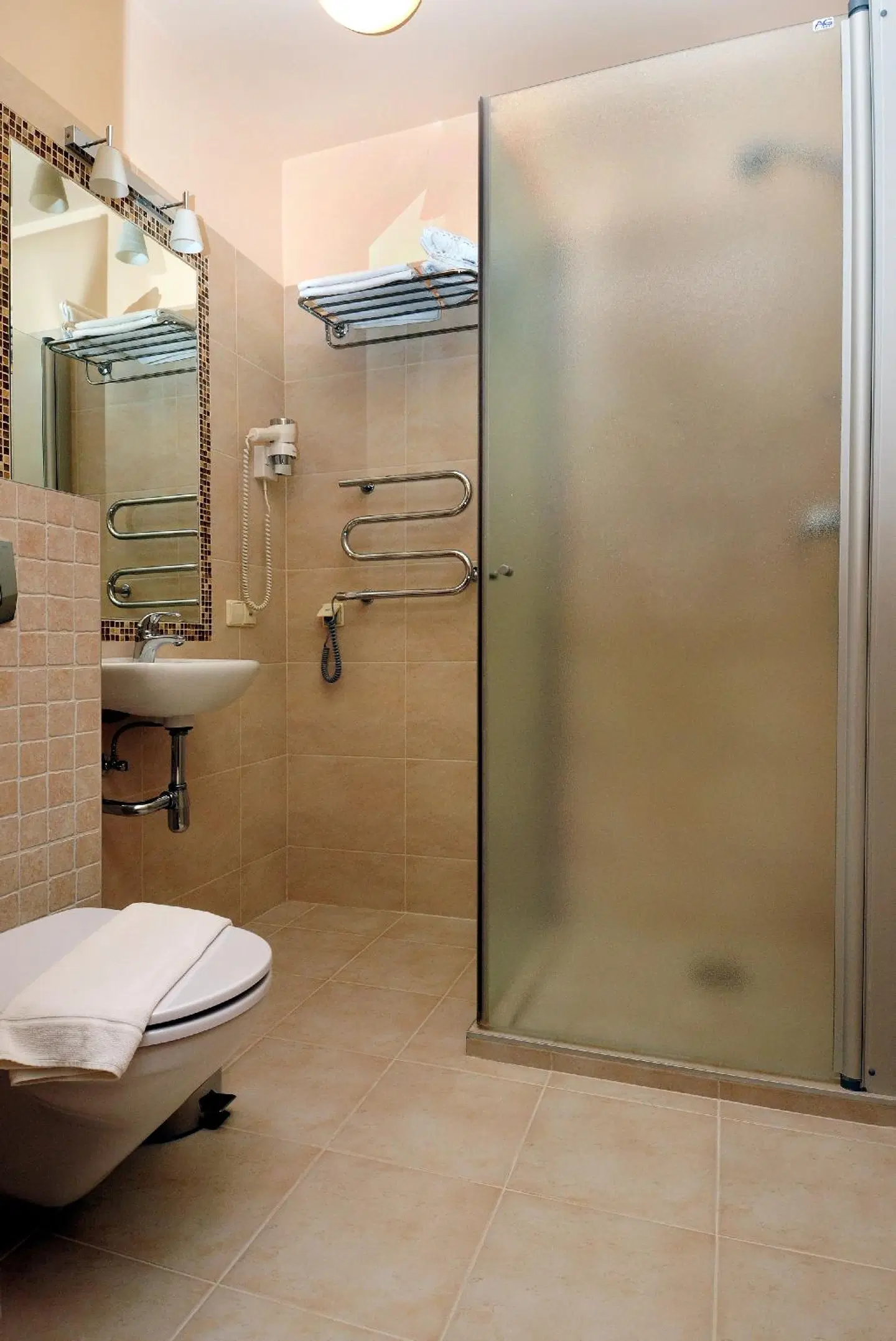 Hotel Conviva Badezimmer