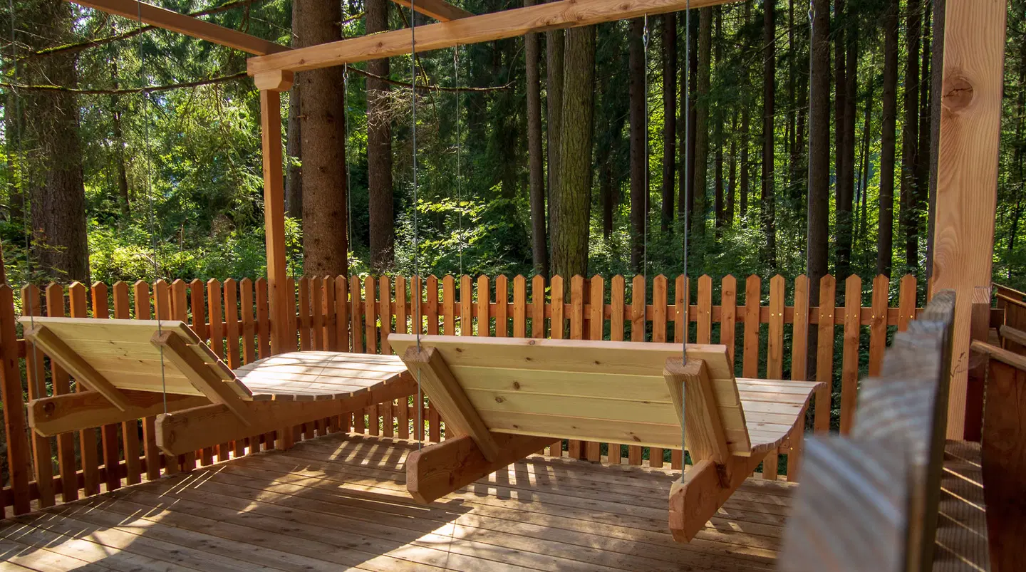 Aktivhotel Waldhof Terrasse