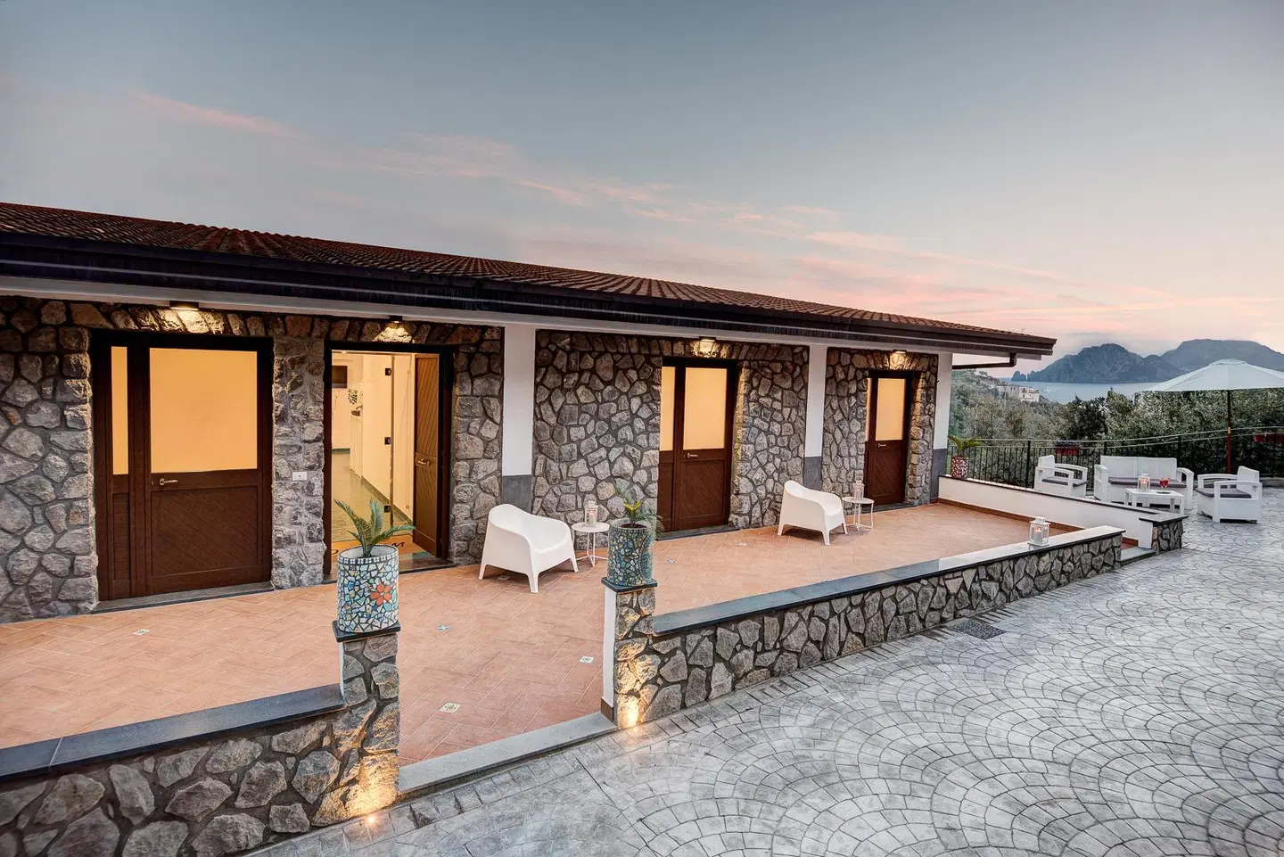 Agriturismo Oleum Terrasse