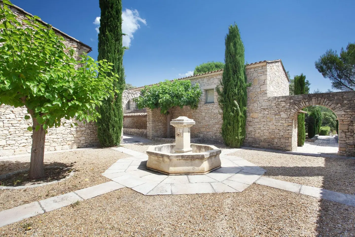La Bastide Des Chênes Garten