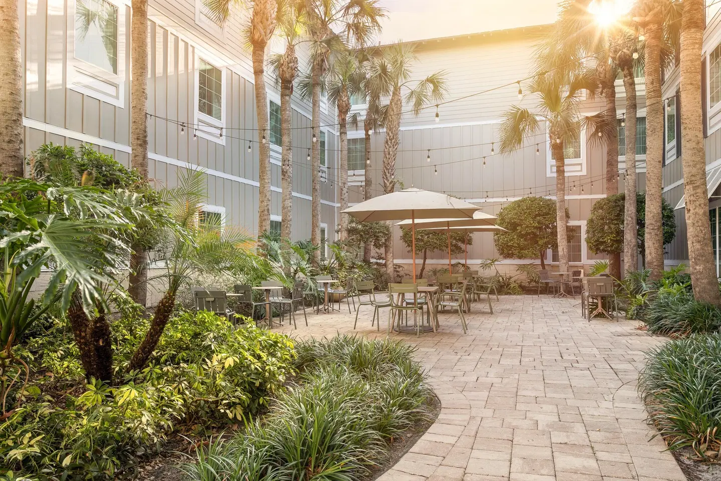 Hampton Inn New Smyrna Beach Terrasse